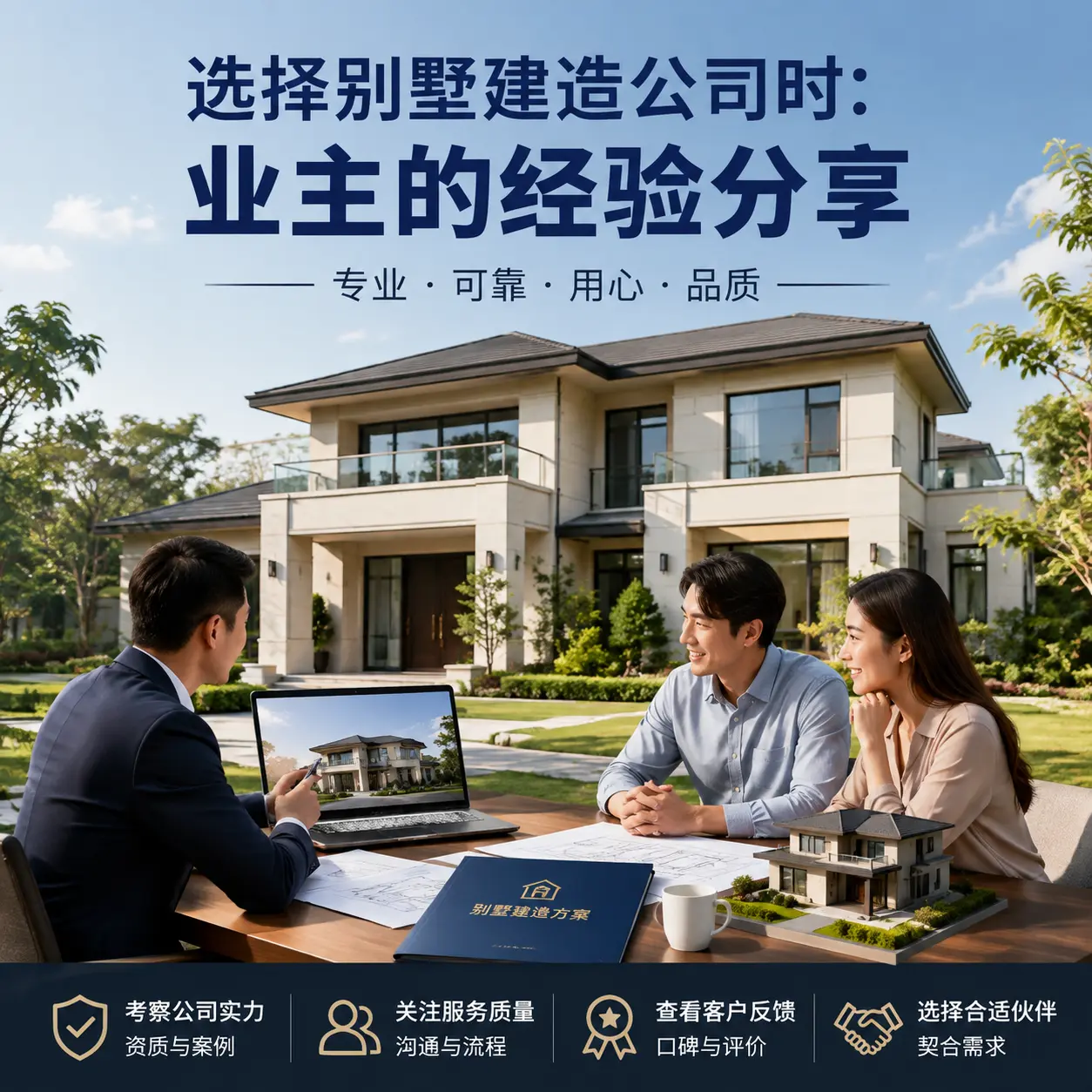 选择别墅建造公司时： 金沙 业主的经验分享