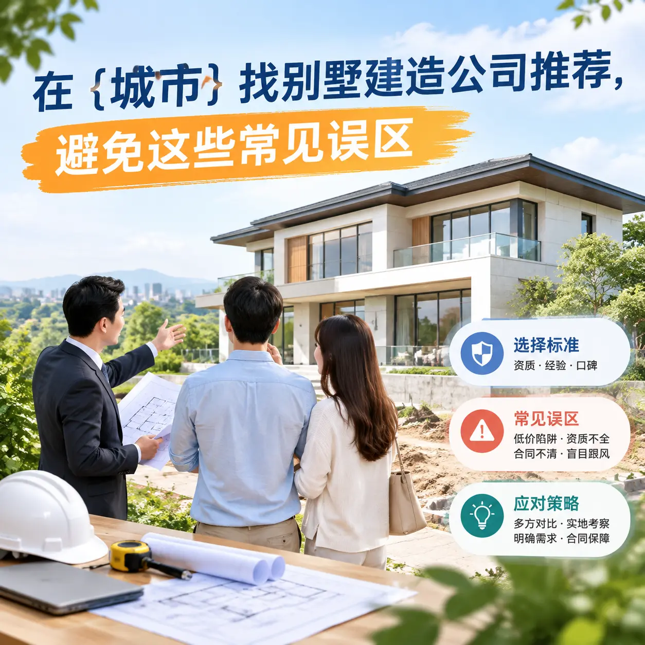 在 金沙 找别墅建造公司推荐,避免这些常见误区