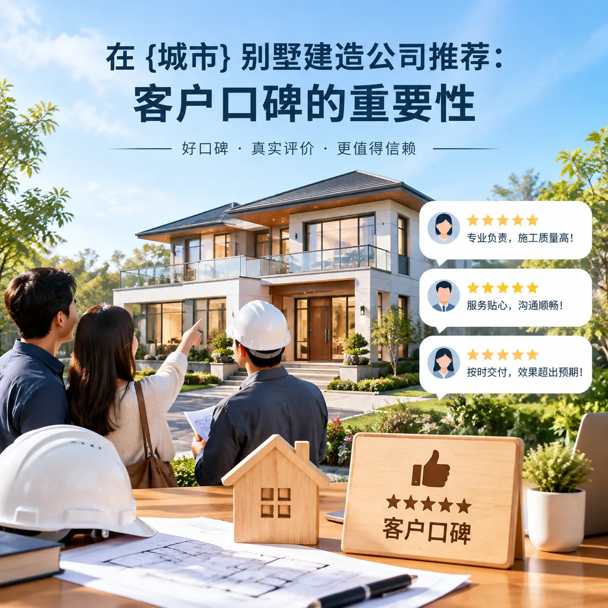 在 金沙 别墅建造公司推荐：客户口碑的重要性