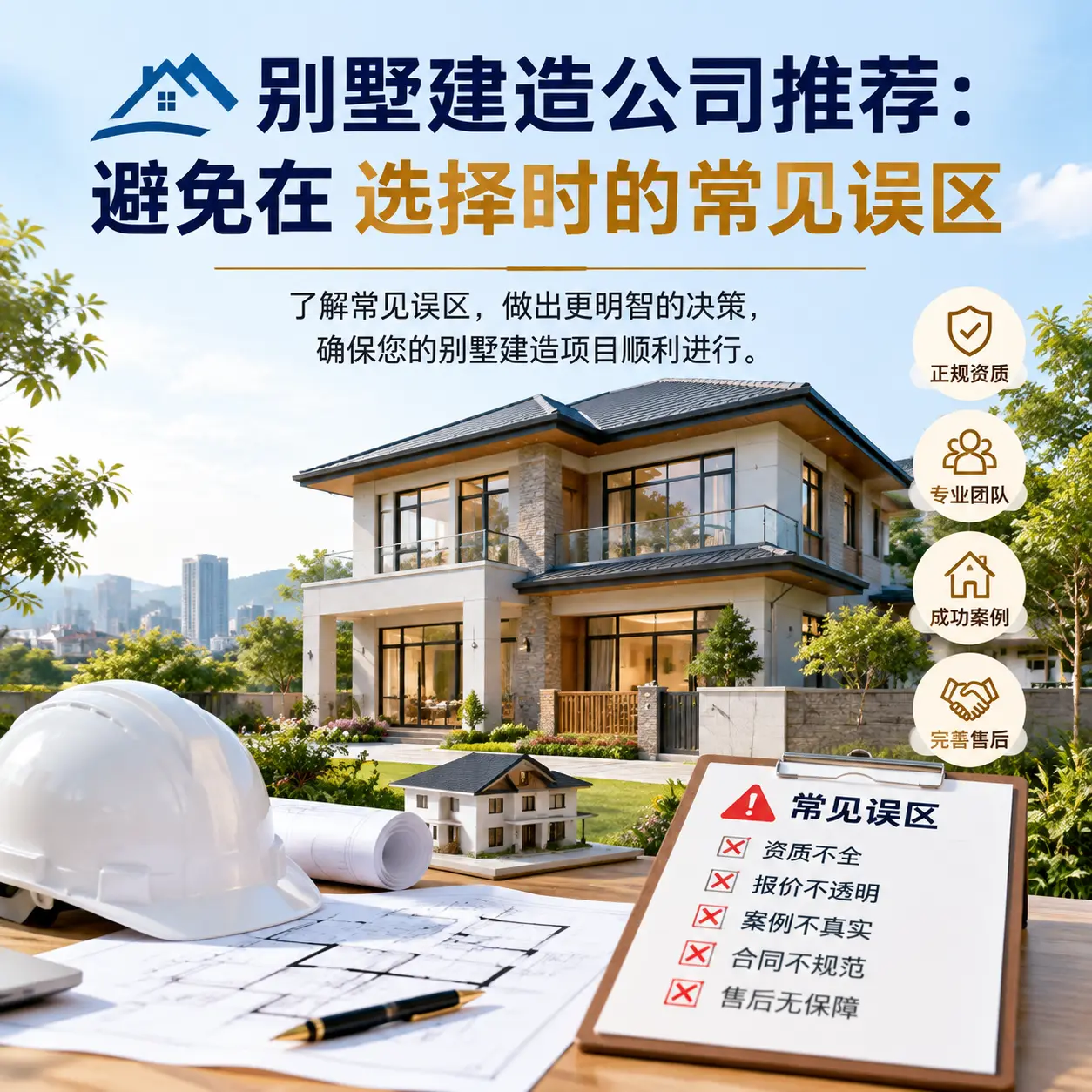 别墅建造公司推荐：避免在 金沙 选择时的常见误区