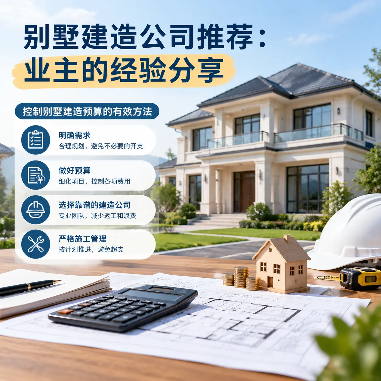 别墅建造公司推荐： 金沙 业主的经验分享