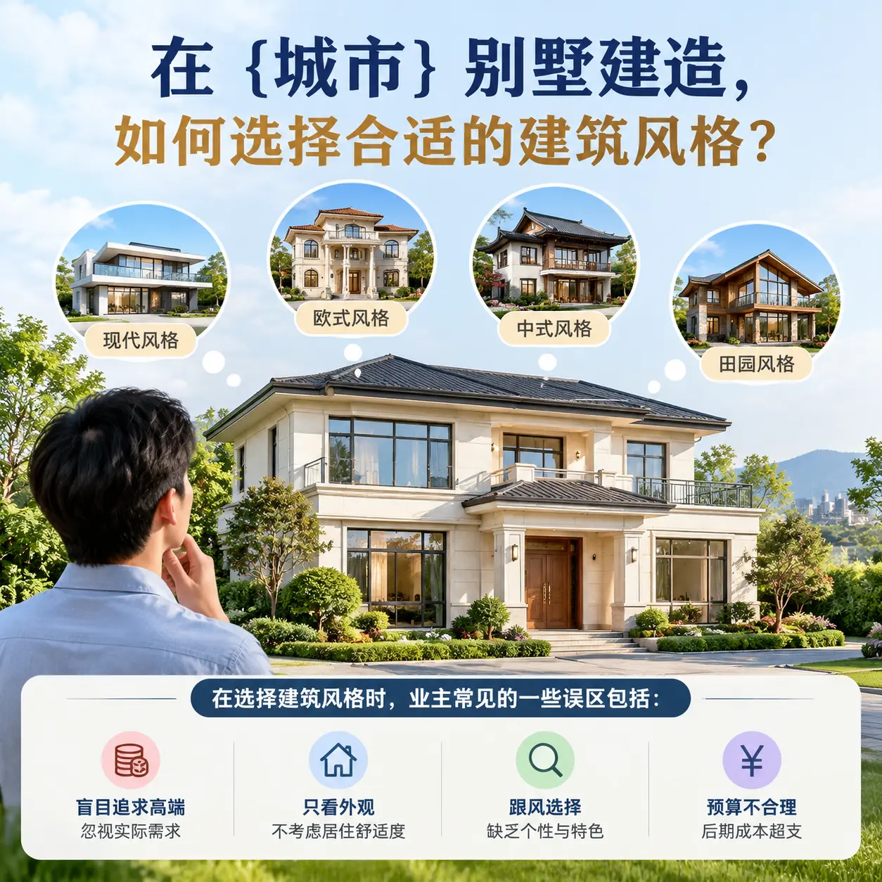 在 金沙 别墅建造，如何选择合适的建筑风格？