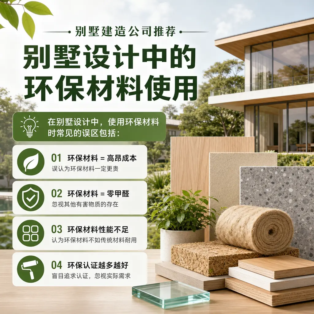 别墅建造公司推荐： 金沙 别墅设计中的环保材料使用
