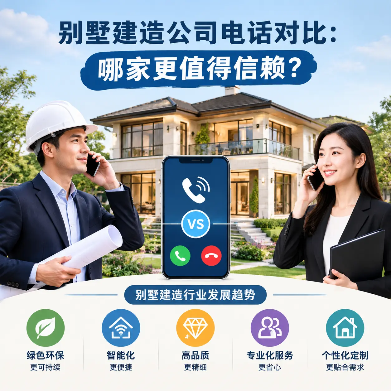 别墅建造公司电话对比:哪家更值得信赖?